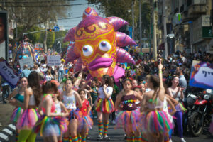 Purim parade in Israel