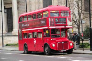 London double decker bus